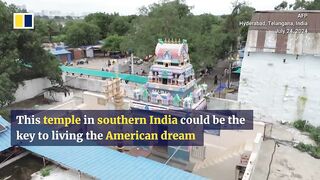 The Indian temple said to bestow US visas.