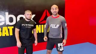 Khabib Nurmagomedov Teaches His Secret Technique - How To _Smesh_ - For The First Time Ever