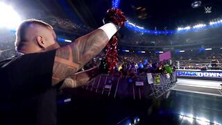 Roman Reigns is attacked brutally by The Bloodline Solo Sikoa, Tama and Loa Tonga.  Roman vs Solo