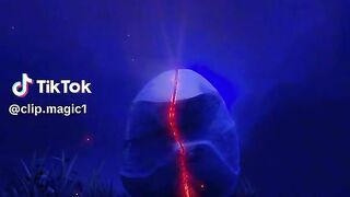 Monkey with laser ayes