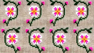 Design on the sack-cloth | Craft