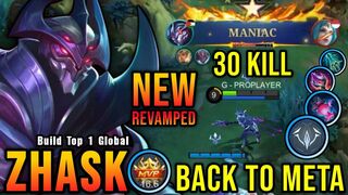 29 Kills!! Zhask The Killing Machine!! - Build Top 1 Global Zhask ~ MLBB