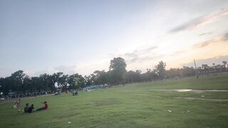 The largest Eidgah ground in the Asian continent. Afternoon atmosphere.