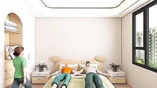 Father Mom Build Luxury Beautiful Two Kids Bedroom