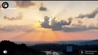 Sunset from the most beautiful placeغروب الشمس من اجمل مكان