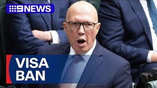 Peter Dutton calls for Palestine visa ban over terror threat