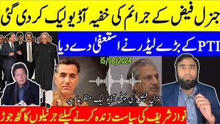 بڑے افسر کی آڈیو لیک پی ٹی آئی سے بڑا استعفیٰ آگیا  خآن گرانے جرنیلوں کا گٹھ جوڑ