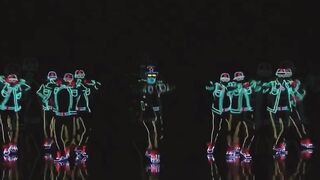 Dance with light show