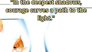 Courage Quote with Dark, Moody Aesthetic 14