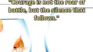 Courage Quote with Dark, Moody Aesthetic 24