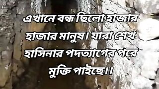 আয়না ঘরের ভয়াবহ দৃশ্য ।