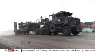 British Challenger 2 tanks have been used inside Russia by Ukrainian troops 2