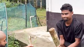 A blind man lost his eye light