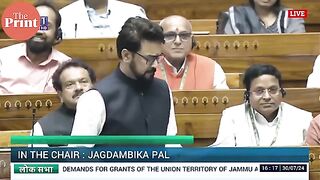 Anurag Thakur Vs Rahul Gandhi in Lok Sabha over caste census