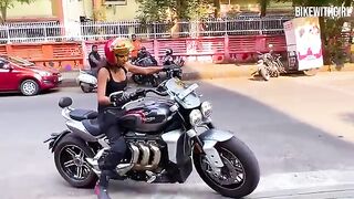 World's BIGGEST motorcycle engine Triumph Rocket 3GT