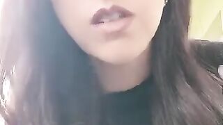 Only fans beautiful girl smoking openly at public place