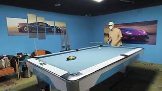 9-ball，小乔输球生气的样子太可爱了
