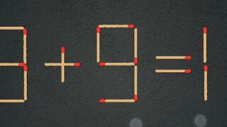 Fix the equation by moving 1 stick, Hard Matchstick Puzzle