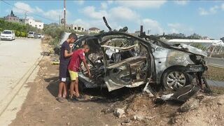 Israeli strike on vehicle in the West Bank kills 5 Palestinian militants