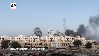 Israel bombards Khan Younis, forcing Palestinians to find safer ground.