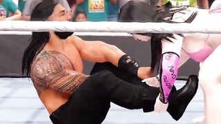 Roman reigns vs Indian Female Wrestler WWE raw smackdown highlights today