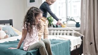 Kids Playing Cat