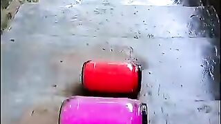 Crushing Crunchy & Soft Things ⚠️???? Breaking glass bottles