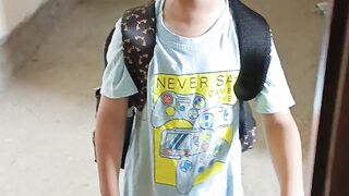 His first school day