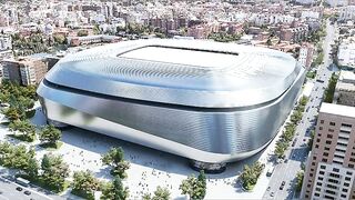Estadio Santiago Bernabeu, the home of real Madrid ????????