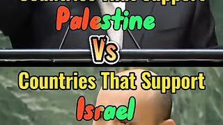Countries That Support Israel Vs Palestine