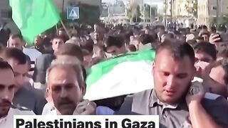 Palestinians in Gaza Hold Funeral for Hamas Political Official _ VOA News