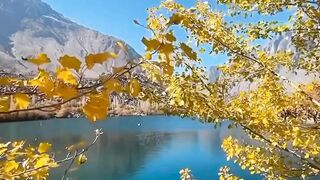 Autumn Colors in Upper Kachura Lake Skardu