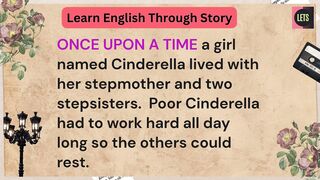 Improve English|Read and Learn English|Very beautiful Cinderalla Storie|2023
