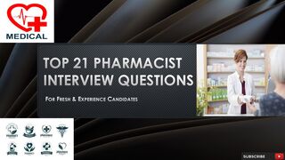 Top 21 Pharmacist Interview Questions & Answers | For Fresh & Experience Candidate