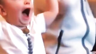 Baby enjoy match