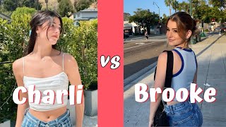 TikTok dance trend duet with Charli and Brooke