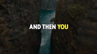 Motivational quote with Nature