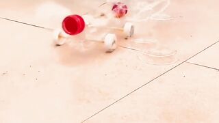Making car with plastic  bottle