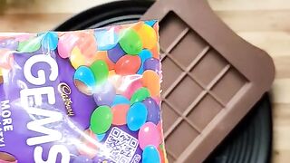 Cotton Candy Gems Chocolate???? #shorts #spicyfoodcorner #cartoon #shortvideo