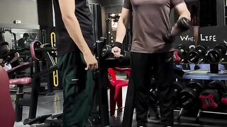 First day in the gym center