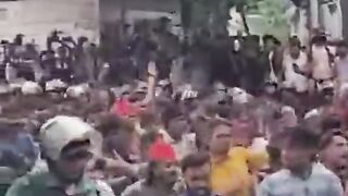 ছাত্র জনতার জামাত সমুদ্রের মিছিল