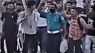 স্যালুট_এই_পুলিশ_ভাইকে..!_#কোটাআন্দোলন_#