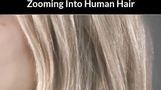 Zooming Humans hair