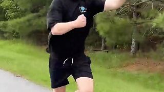 Running With Bigger And Bigger Feastables