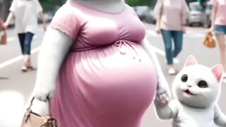 Happy Cat Family Ai generated story video  #shorts #คลิปสั้น #youtubeshorts #shortsvideo