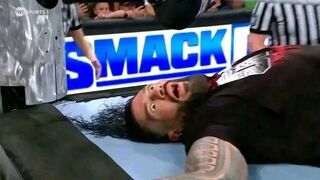 The Bloodline attack Roman Reigns