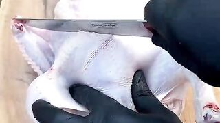 How to grill chicken in a different way in nature
