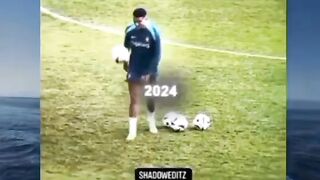 Ronaldo in 2024 and Ronaldo at 2008