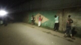 Freedom Bangladesh painting in Local area