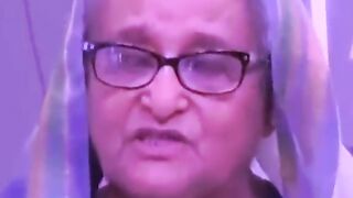 What she say ????. She is Shak hasina Bangladesh prime minister ????????